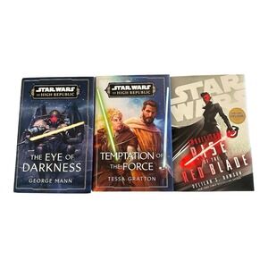 Star Wars Hardcover Book Lot. The Eye Of Darkness Temptation Of The‎ Force Etc